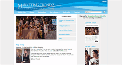 Desktop Screenshot of marketingtrendz.net